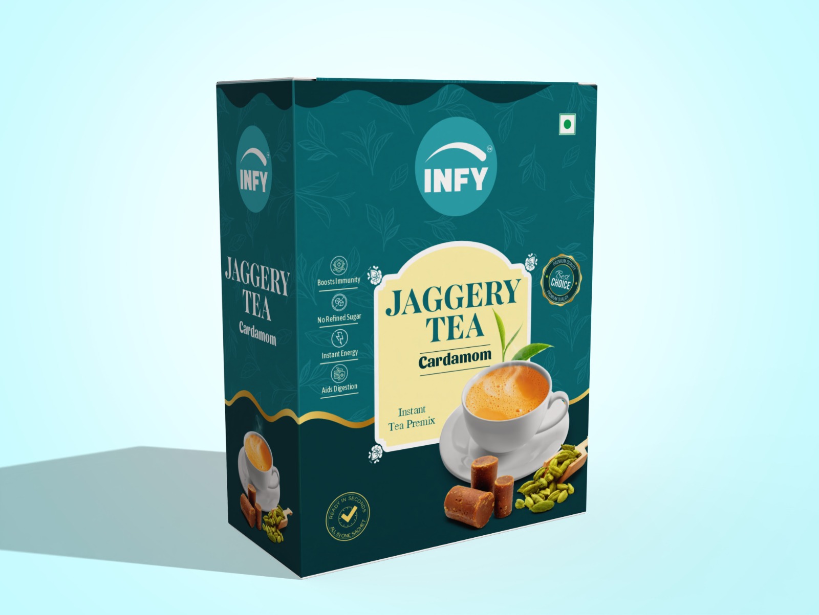 INFY Cardamom Instant Tea